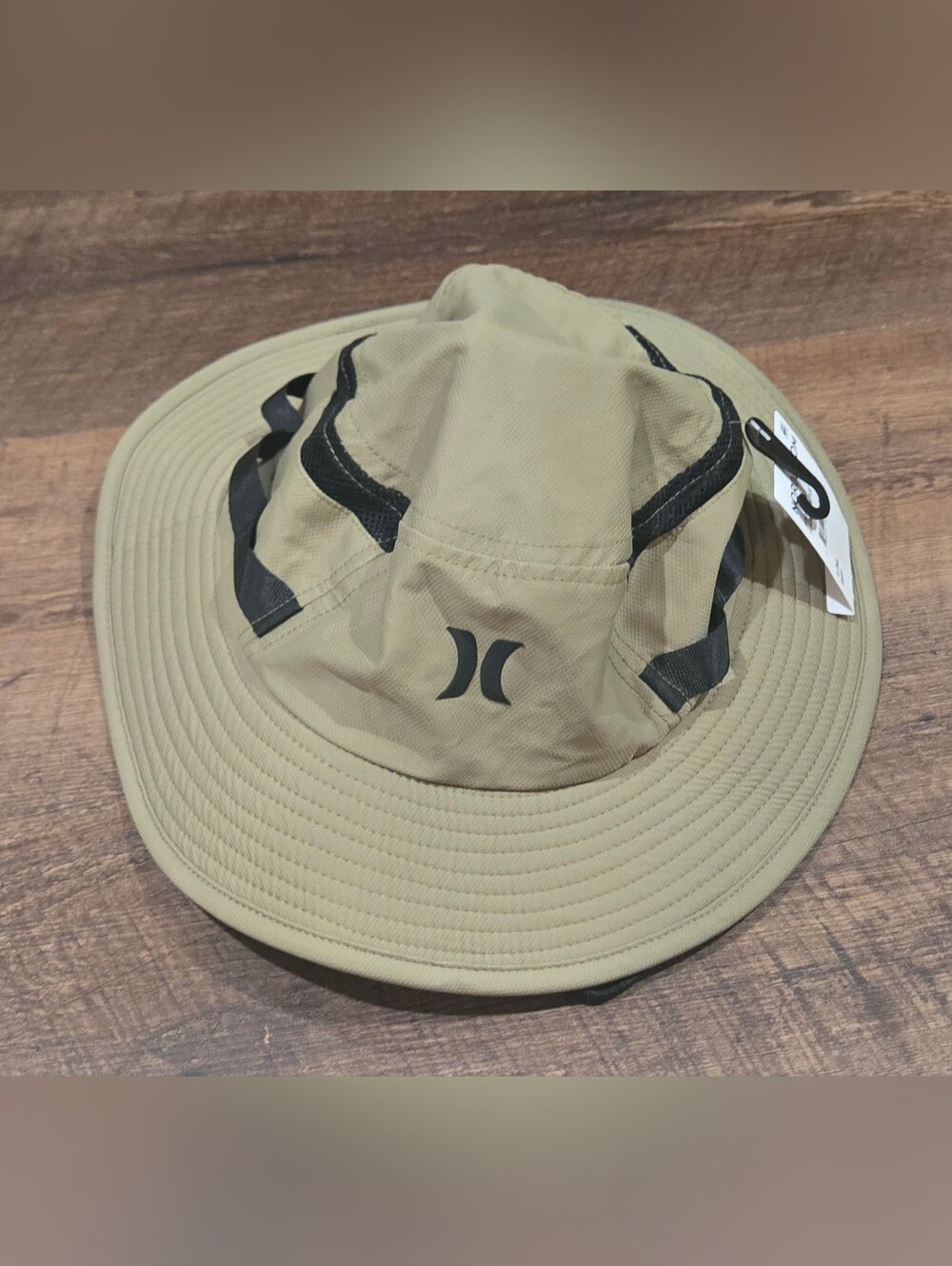 Hurley Faded Olive Bucket Hat with Black Trim